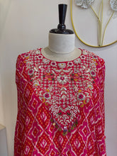 A1143 - Indowestern Patola Print Cape & Skirt Set