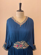 A2681 - Pure Chinon Kaftan Gown with minimal Handwork details.