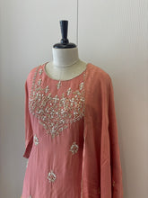 A2765 - Indowestern with Short Handwork Kurti & Multi-Colored Skirt & Dupatta Set.