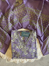A4022- Pure Cotton Suit with Floral Prints, Paired Pants & Kota Doriya Dupatta.
