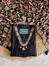 A3932- Rayon Suit adorned with Floral Embroidery, statement Dupatta & Pants.