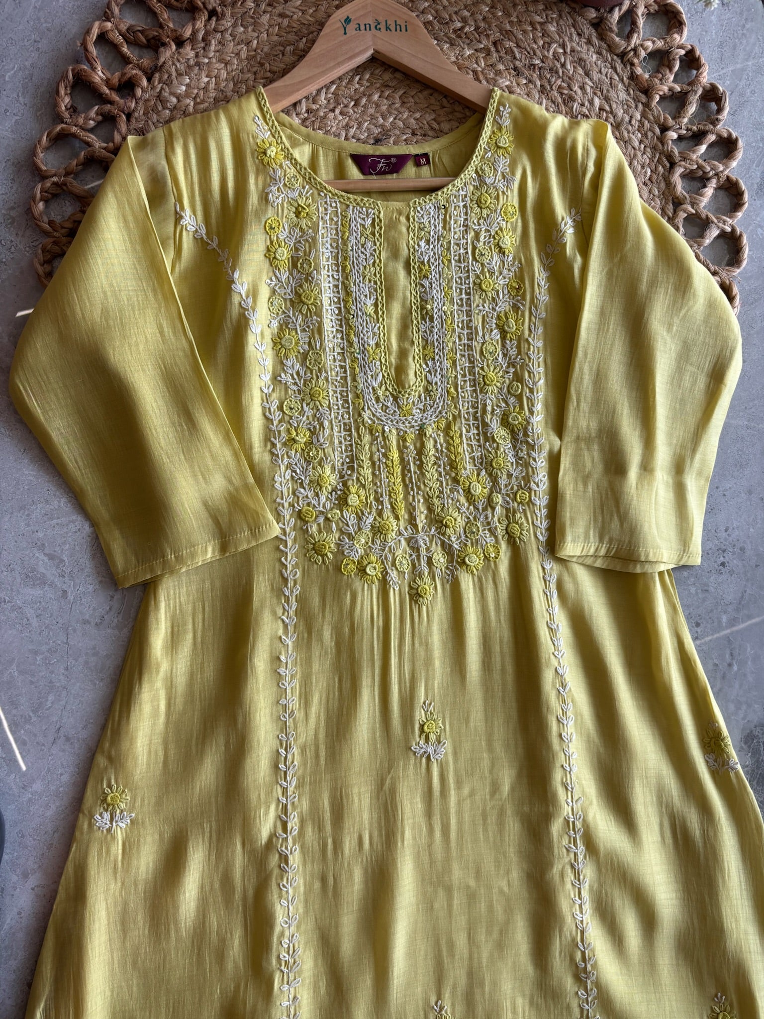 A2717 - Embroidered Russian Silk Suit Set