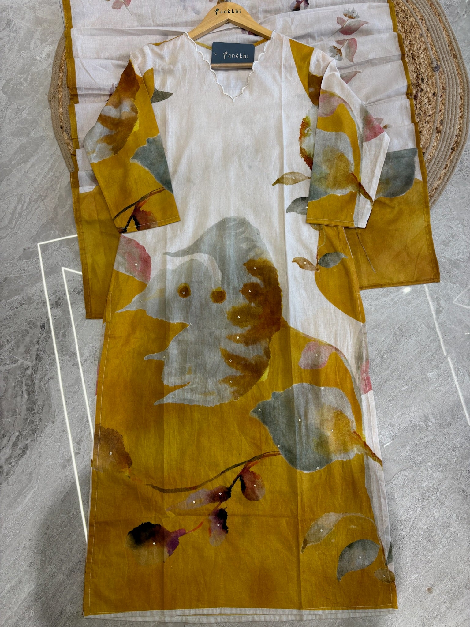 A4031 - Pure Cotton Digital Suit Set