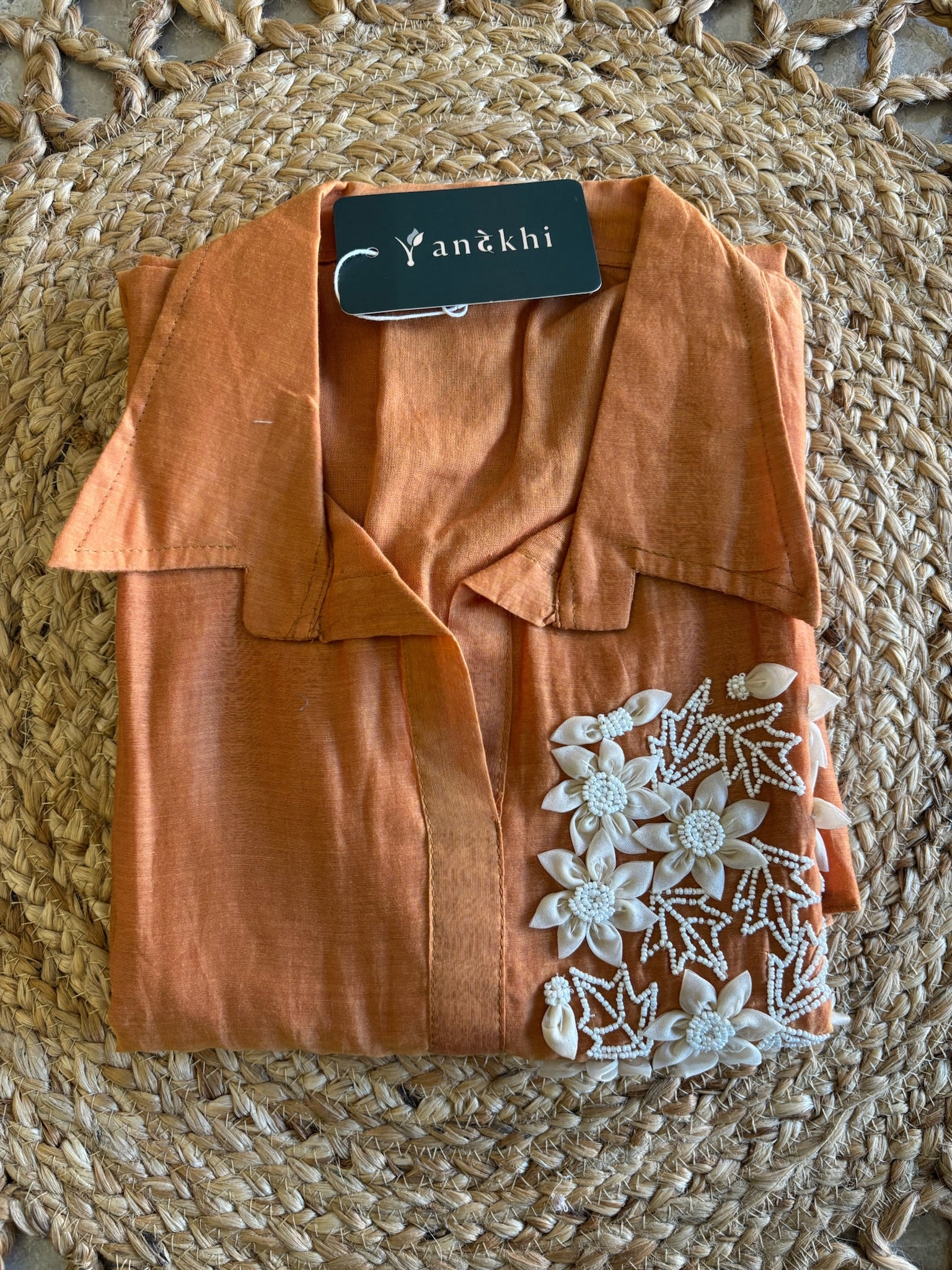 A1297- Pure Mul Chanderi Co-ord set